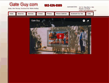 Tablet Screenshot of gateguy.com